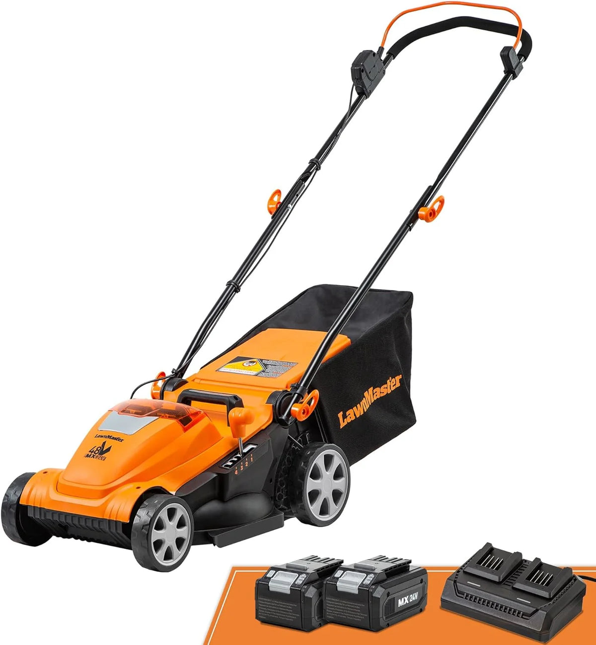 LawnMaster MEB1114K Electric Corded Lawn Mower 15-Inch 11AMP