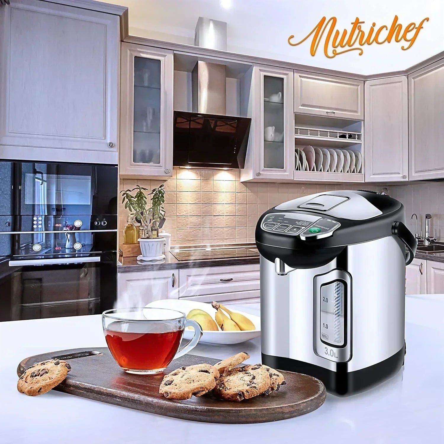 NutriChef Water Heater and Hot Water Dispenser 8L Electric Beverage Dispenser