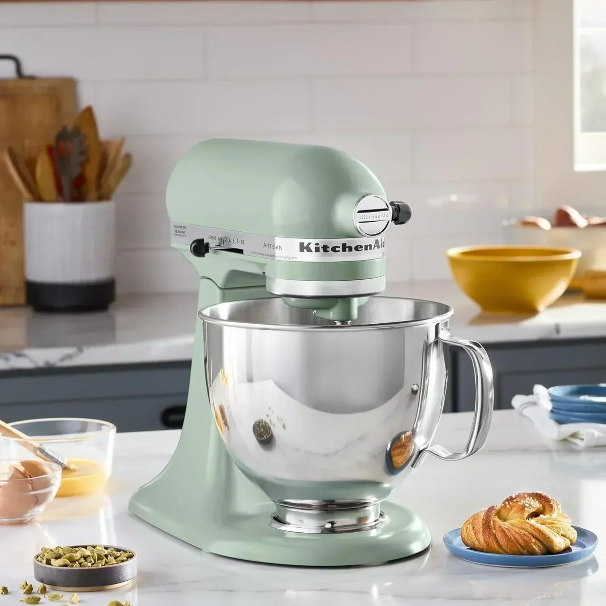KitchenAid Artisan 5-Quart Tilt-Head Stand Mixer with Pour Flap