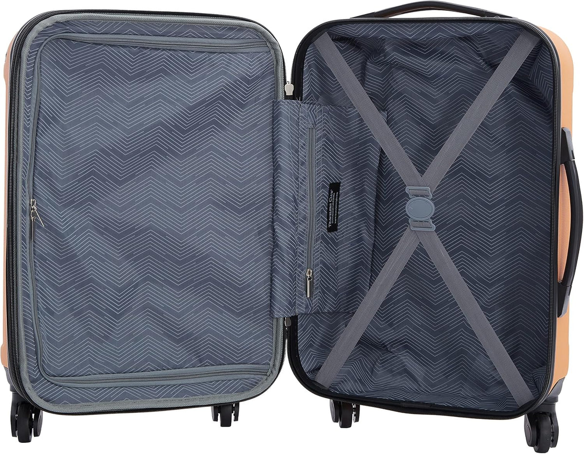 Hardside Travel Luggage Lilac Set of 4