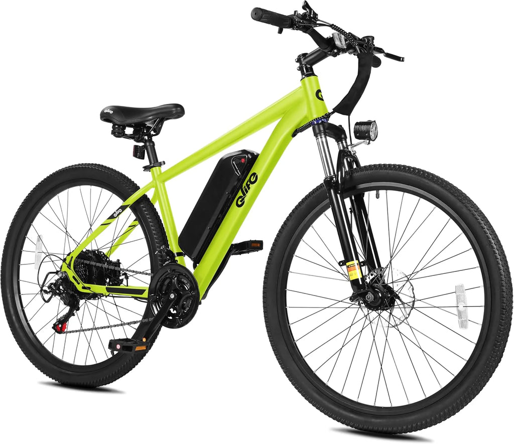 Qlife Racer Electric Bike for Adults - 21-Speed Mountain Lightweight Ebike