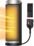 Space Heater 1500W Electric Indoor Heater with Thermostat Quiet Portable Heater