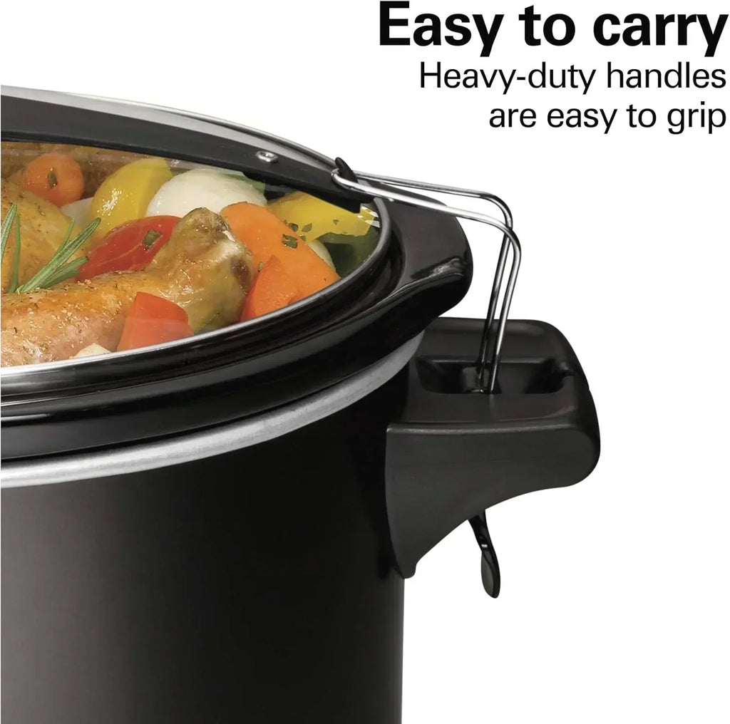 Slow Cooker Extra Large 10 Quart Stay or Go Portable With Lid Lock
