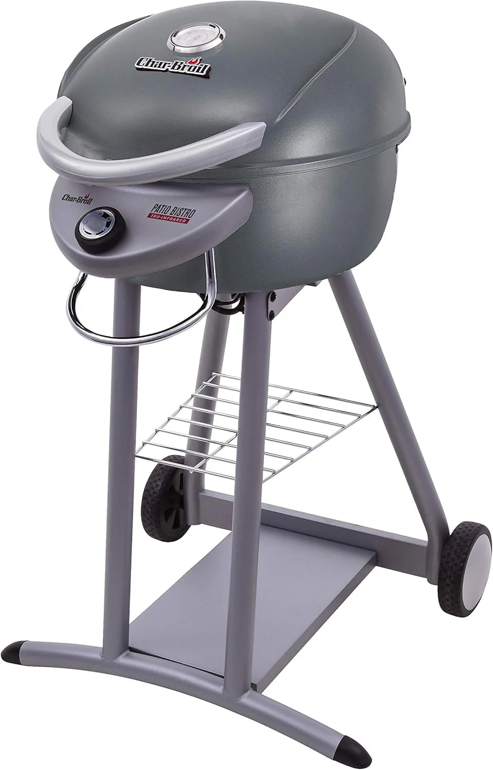 Charbroil 3-in-1 Dual Fuel Outdoor Bistro Pro Electric Grill & Griddle + Charcoal Mode BBQ