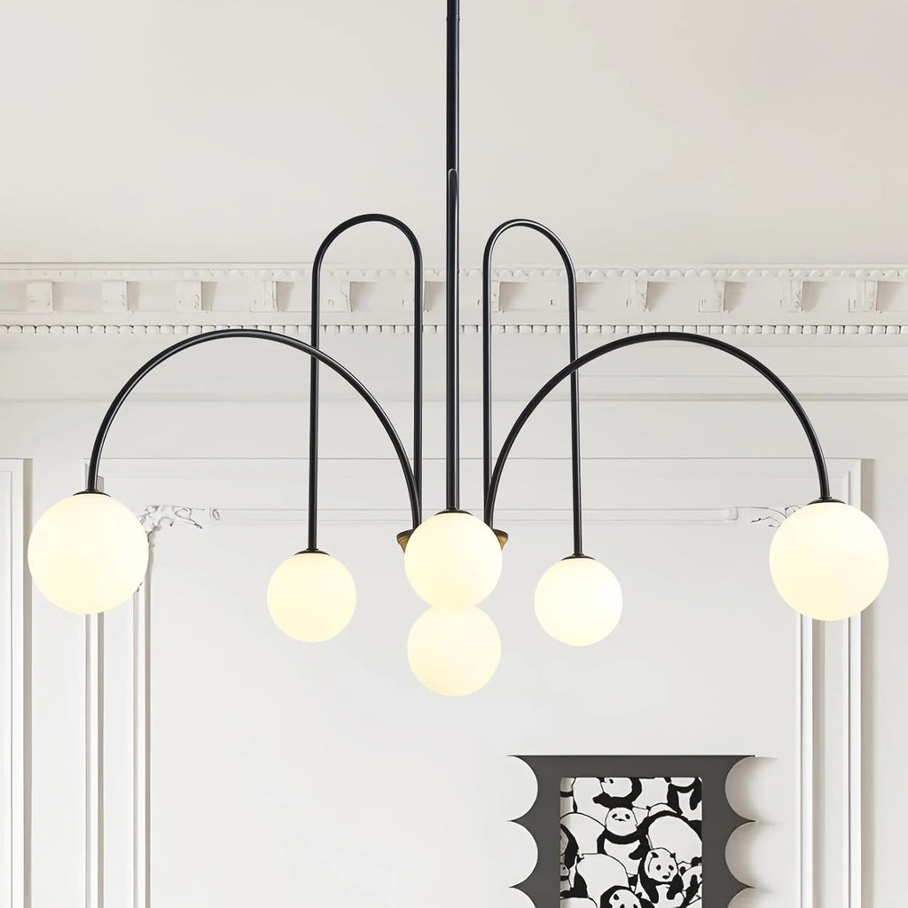 Mid Century Modern Sputnik Design Chandelier
