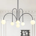 Mid Century Modern Sputnik Design Chandelier