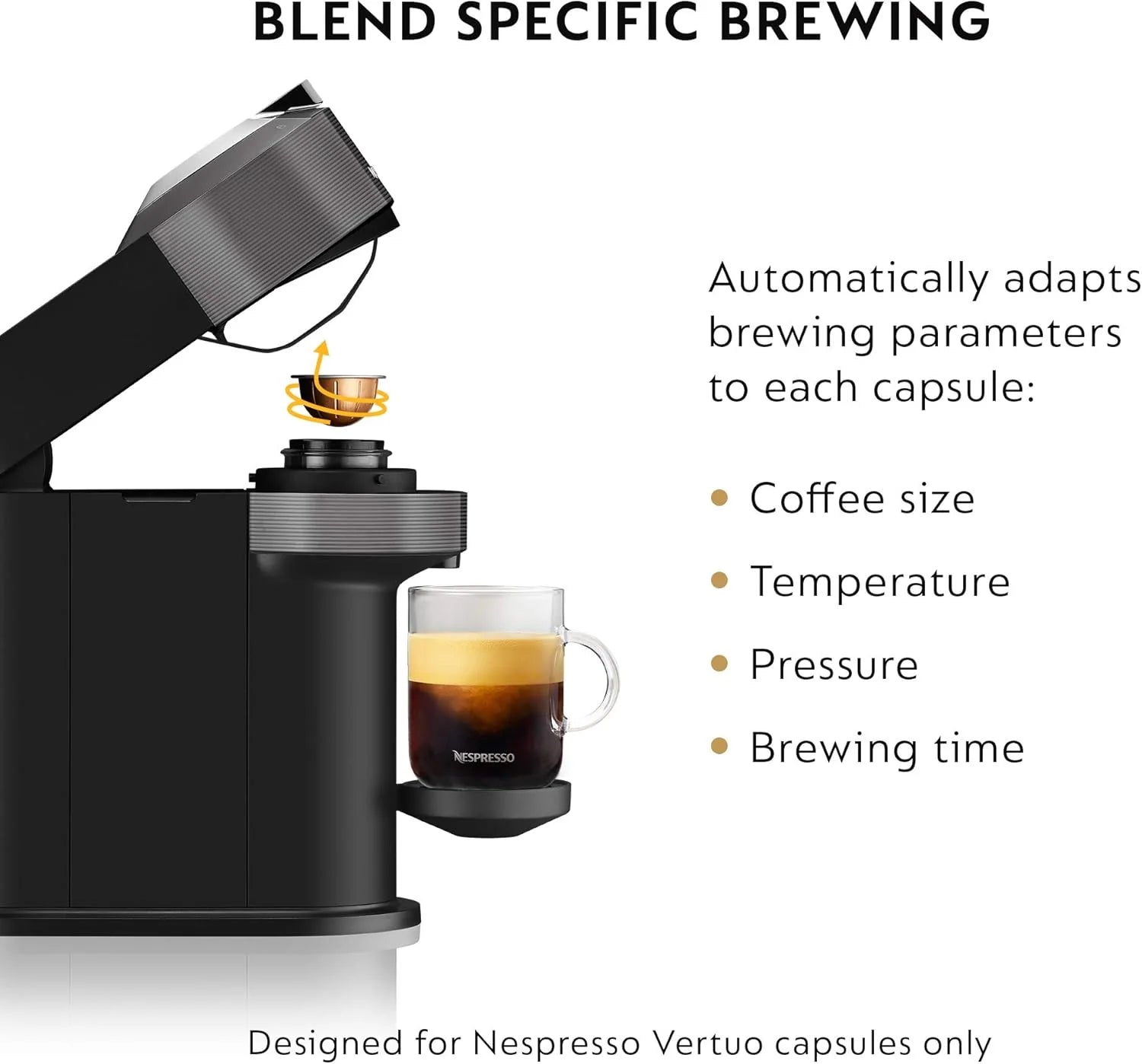 Nespresso Vertuo Next by De��Longhi White Coffee & Espresso Machine