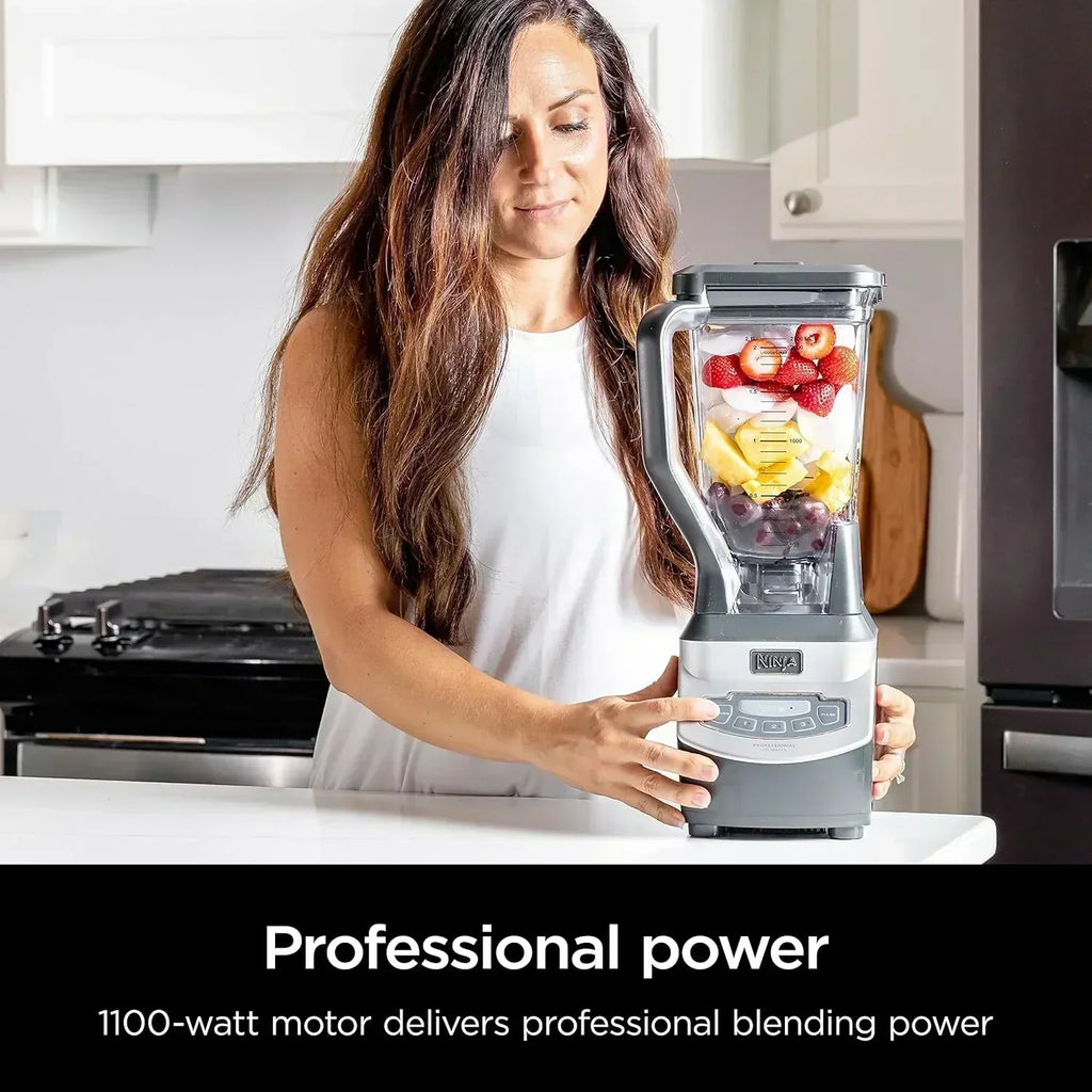 Ninja BL610 Professional 72 Oz Countertop Blender 1000-Watt Base Total Crushing Technology