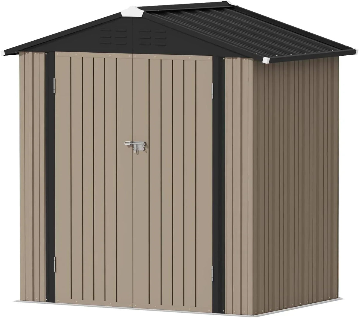 Devoko Outdoor Storage Shed Lockable Metal Garden Shed Steel Anti-Corrosion Storage House