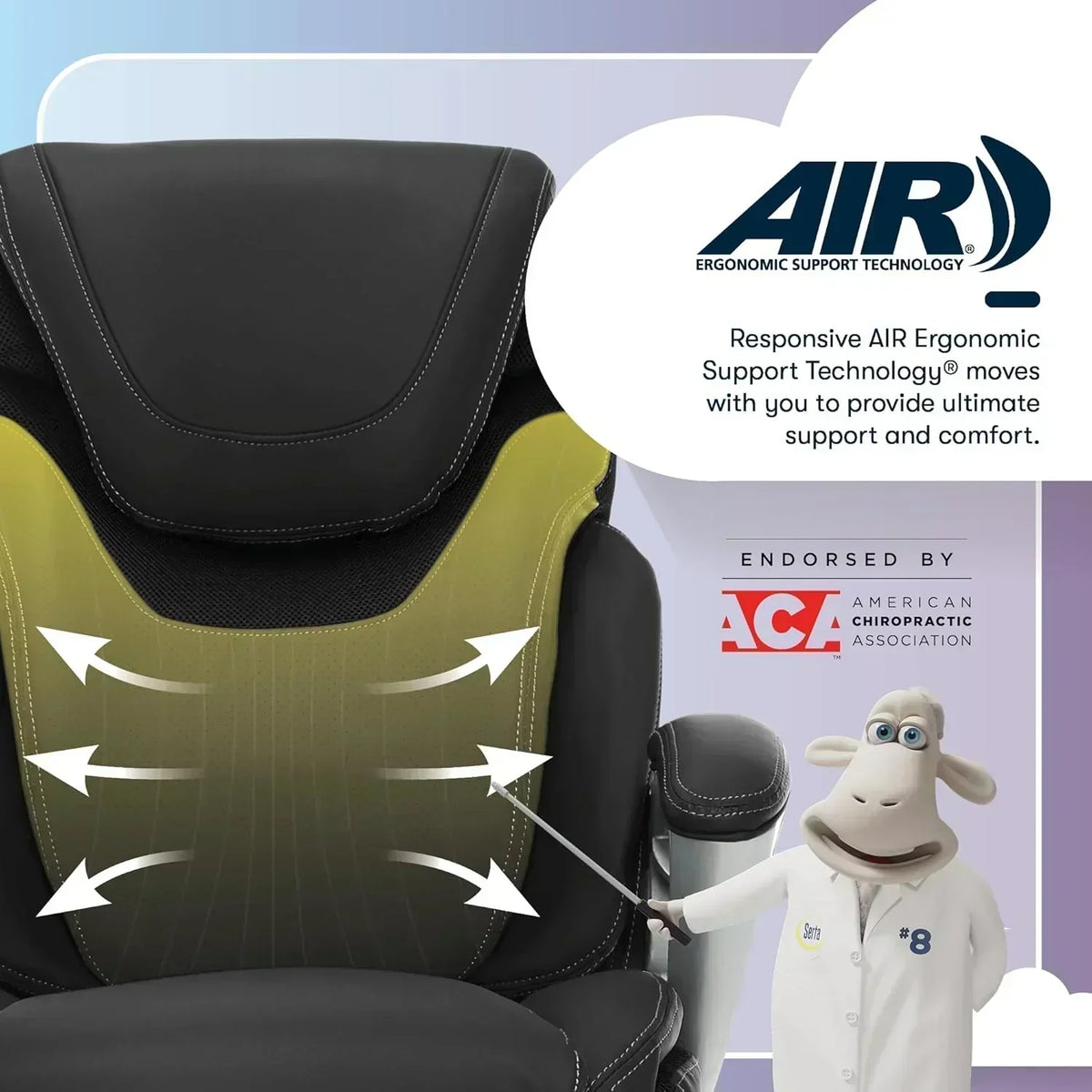 Executive office chair ergonomic computer desk and chair