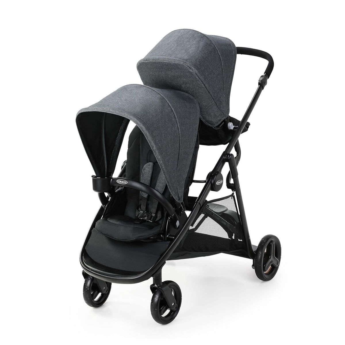 Graco Ready2Grow 2.0 Double Stroller Features Bench Seat and Standing Platform Options Rafa
