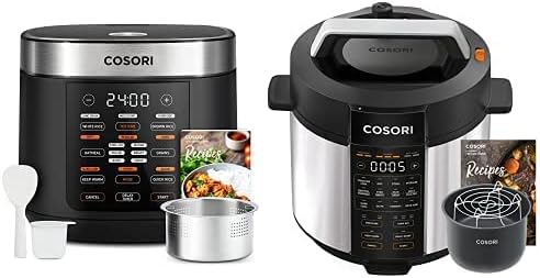 COSORI 6-Quart Stainless Steel Pressure Cooker Multi-Function Cooker with Ceramic Inner Pot