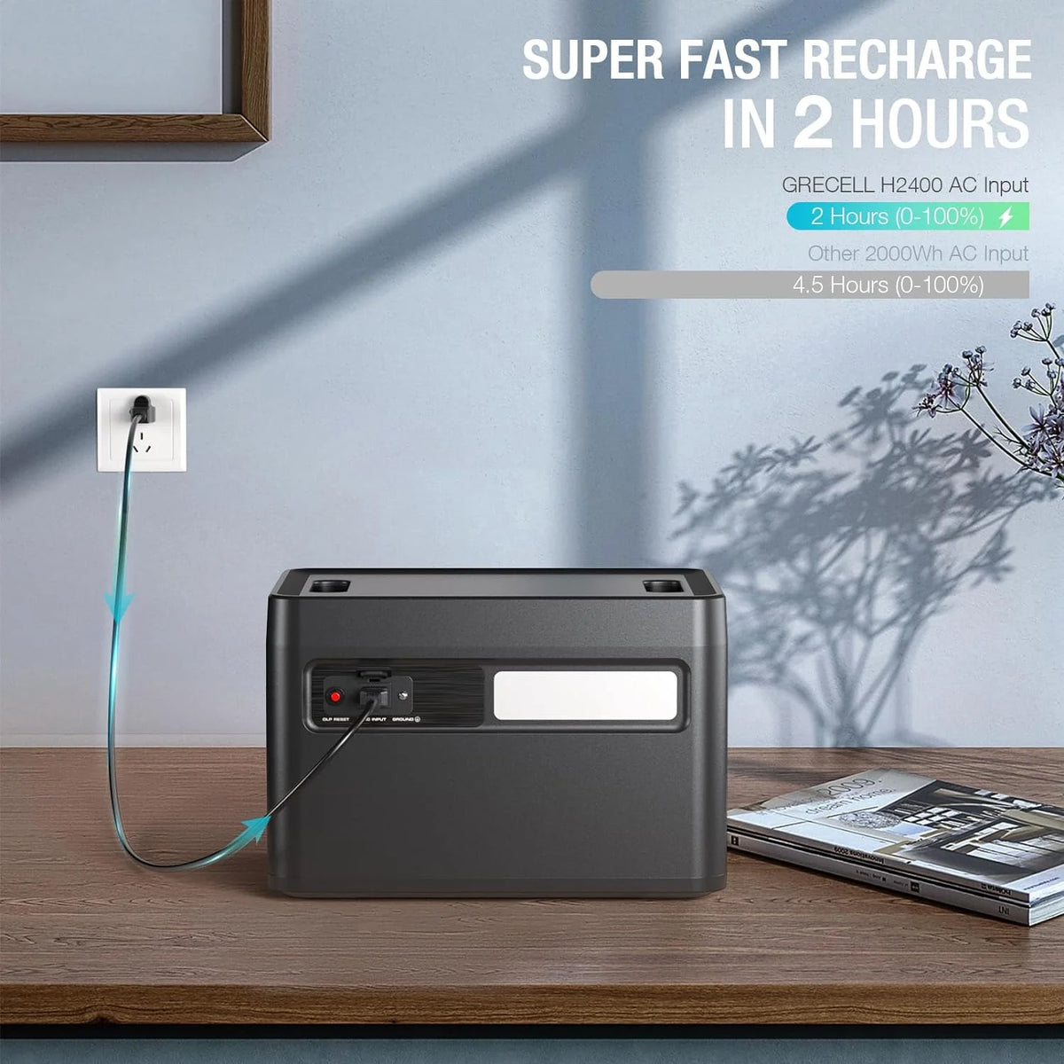 Portable Power Station 300W (Peak 600W),230.88Wh Solar Generator with 60W USB-C PD Output, 110V Pure Sine Wave AC Outlet Backup Lithium Battery for Outdoors Camping Travel Home Blackout