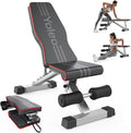 Yoleo Adjustable Weight Bench for Full Body Workout Foldable Bench Press Bench of Home Gym Strength Training