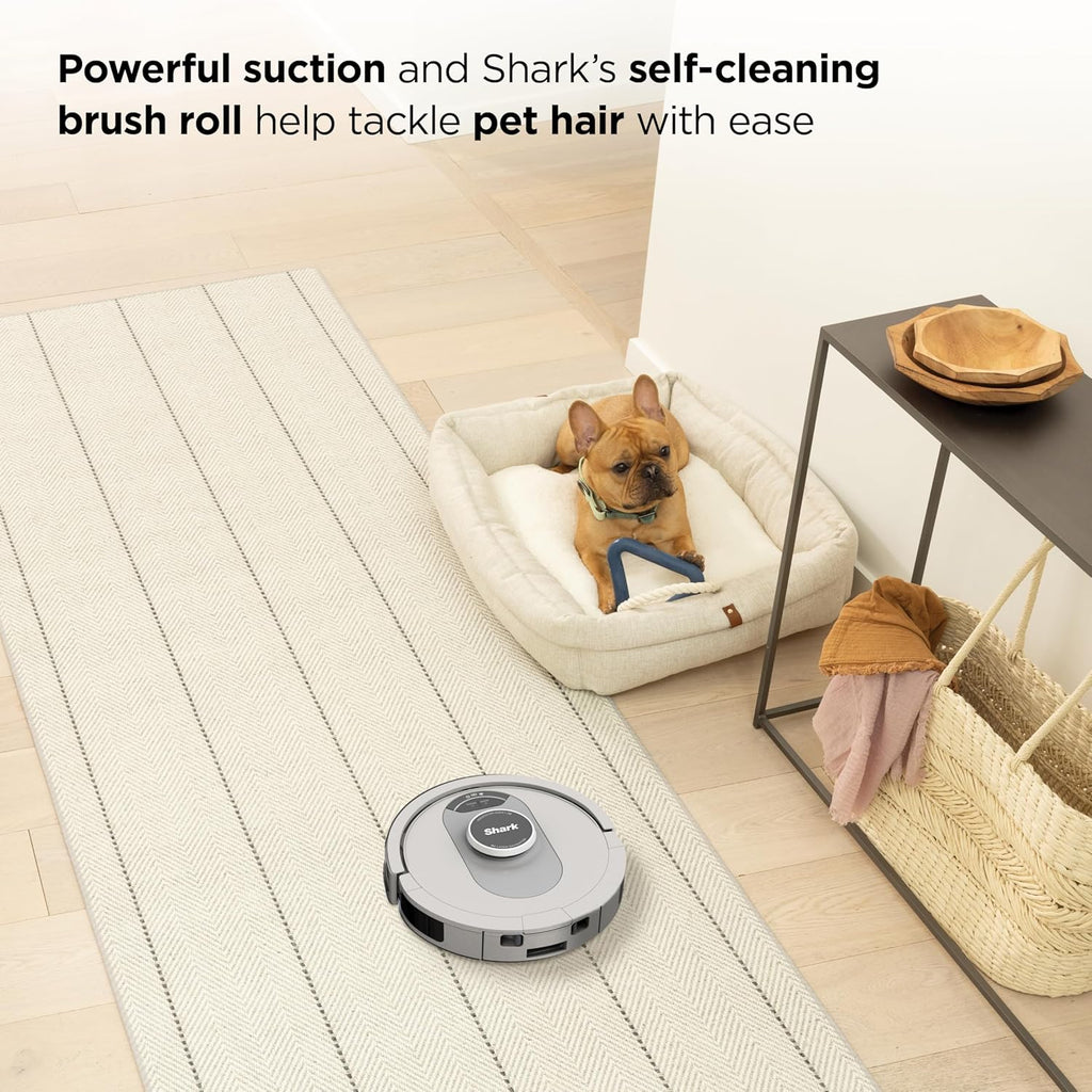 Robotic vacuum cleaner Voice Control Robot Vacuum with Matrix Clean Navigation, Home Mapping, 60-Day Capacity, XL Self-Empty Base for Homes with Pets, Carpet & Hard Floors