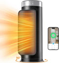 1500W Indoor Space Heater Smart PTC Electric Heater with Wifi App and Remote Control Overheat