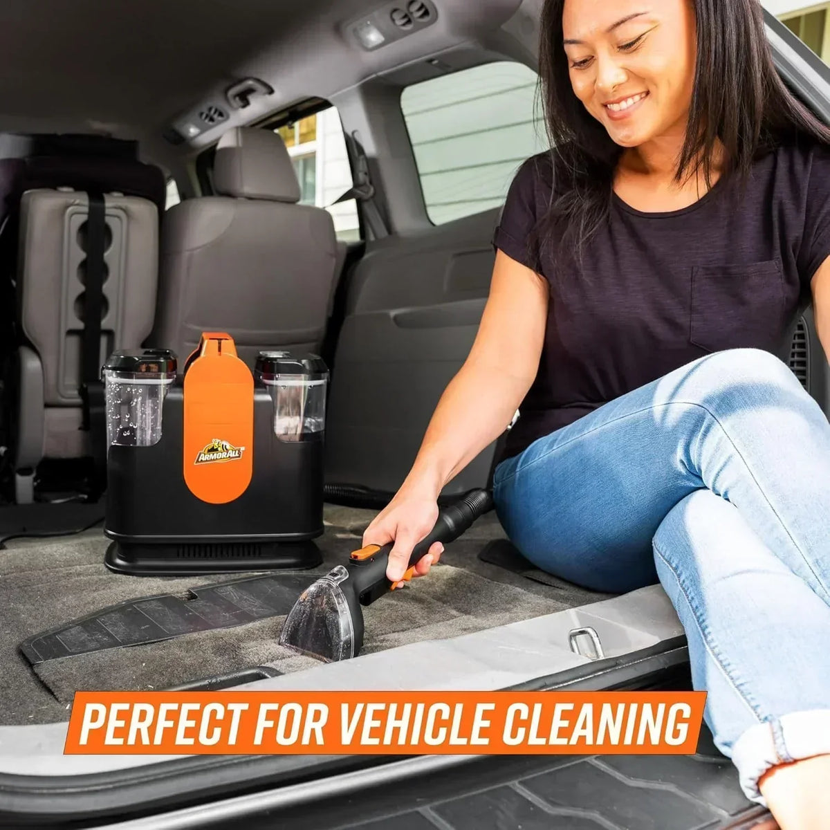 7 Amp Portable Spot Cleaner for Car Cleaning Carpet and Upholstery Stain Removal