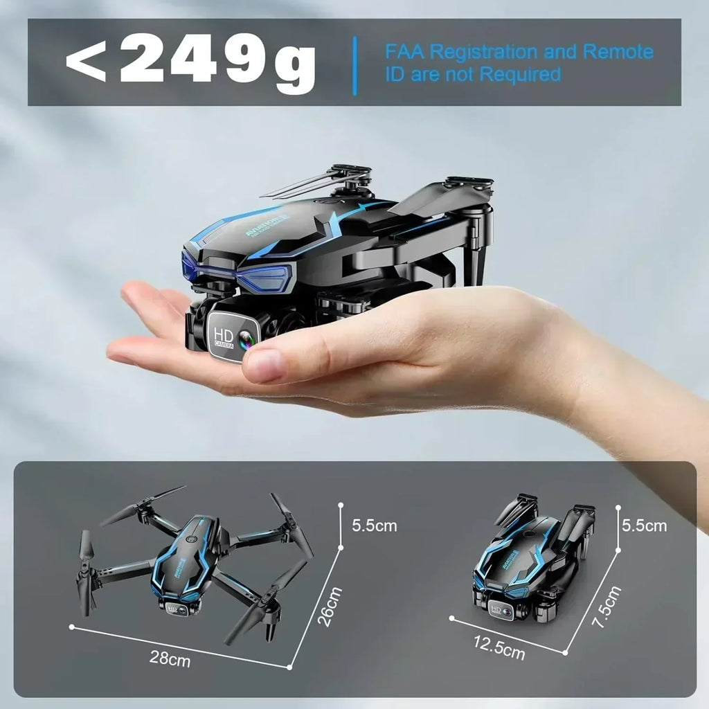 2K HD FPV Drone for Adults with Camera Altitude Hold Foldable and Portable