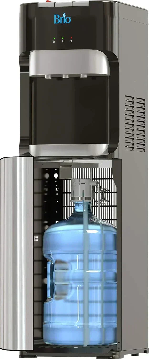 Bottom Loading Water Cooler Dispenser for 5 Gallon Bottles 3 Temperatures with Hot Room Cold Spouts