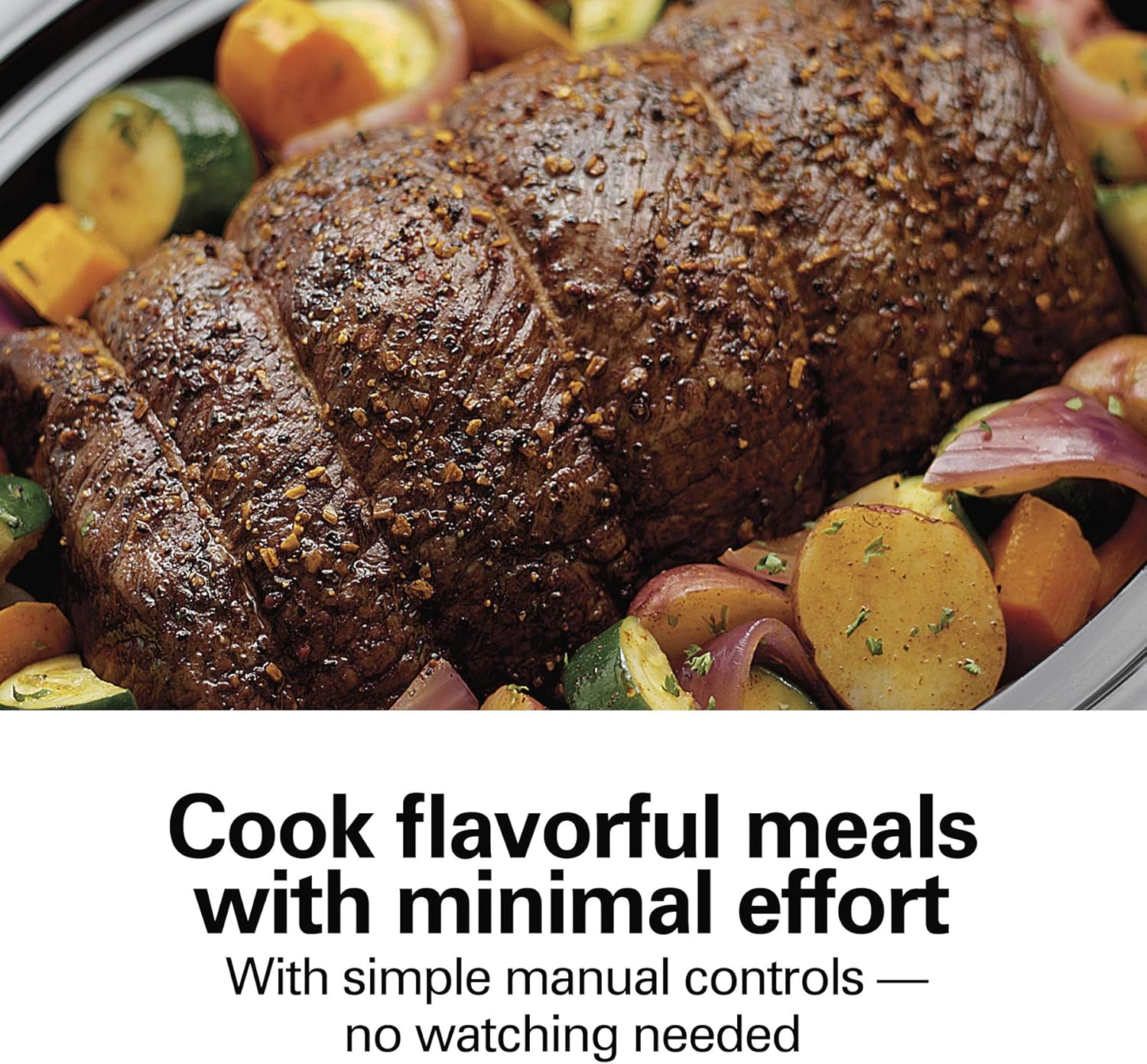 Slow Cooker Extra Large 10 Quart Stay or Go Portable With Lid Lock