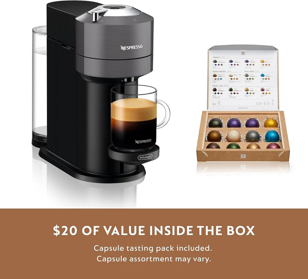 Nespresso Vertuo Next Coffee and Espresso Maker by De'Longhi, White