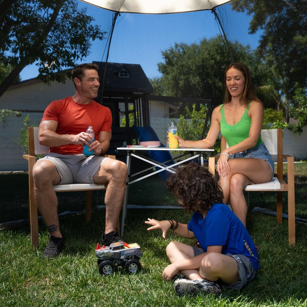 Alvantor Screen House Gazebo, 6-10-15 Person Pop Up Igloo Screened Canopy Tent with Mosquito Netting Sides, Instant UV Resistant Sun Shelter for Garden, Patio, Backyard
