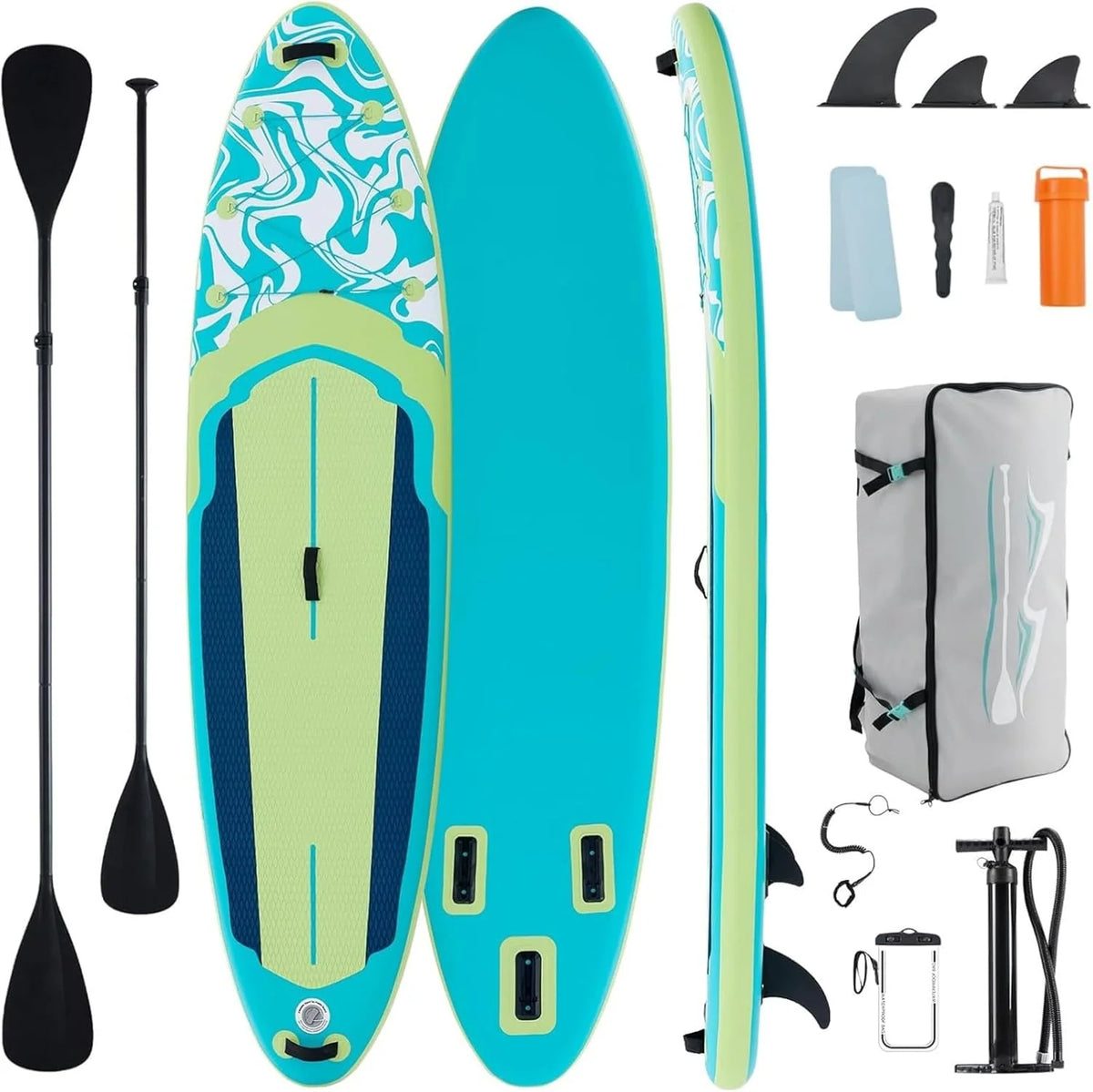 Inflatable Stand Up Paddle Board for All Skill Levels - Portable SUP Paddleboard