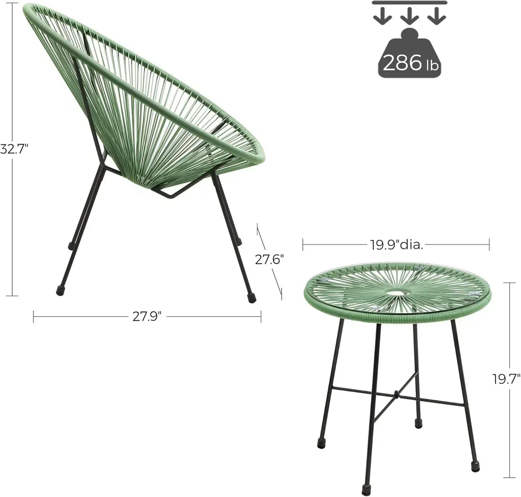 Outdoor Settee 2-Seat Garden Furniture with Backrest PE Rattan