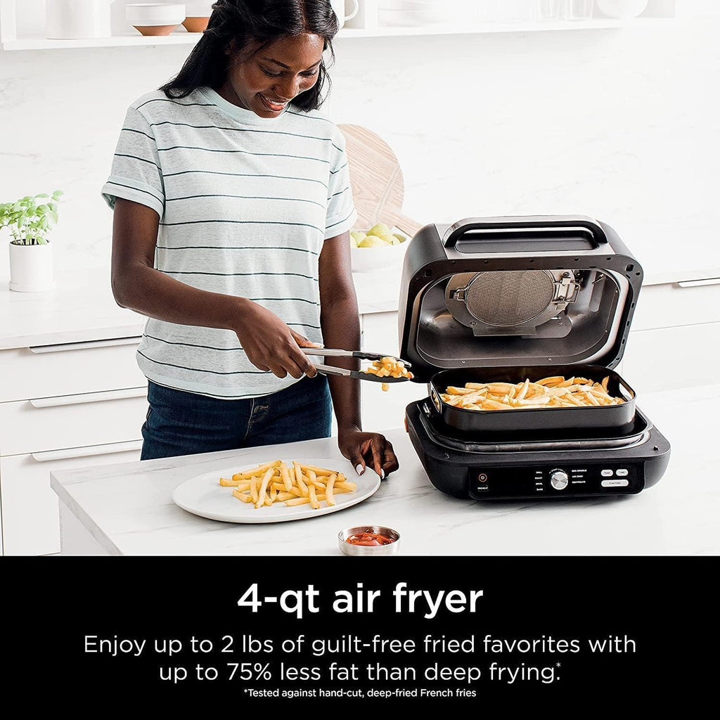 Ninja Foodi Smart XL 6-in-1 Indoor Grill with Air Fry Bake Roast Broil and Dehydrate