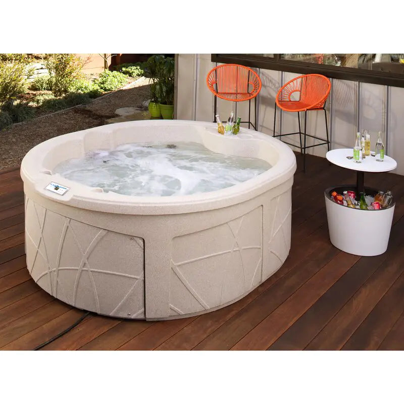 Lifesmart Spas 4 Person 13 Jet Oval Plug And Play Hot Tub