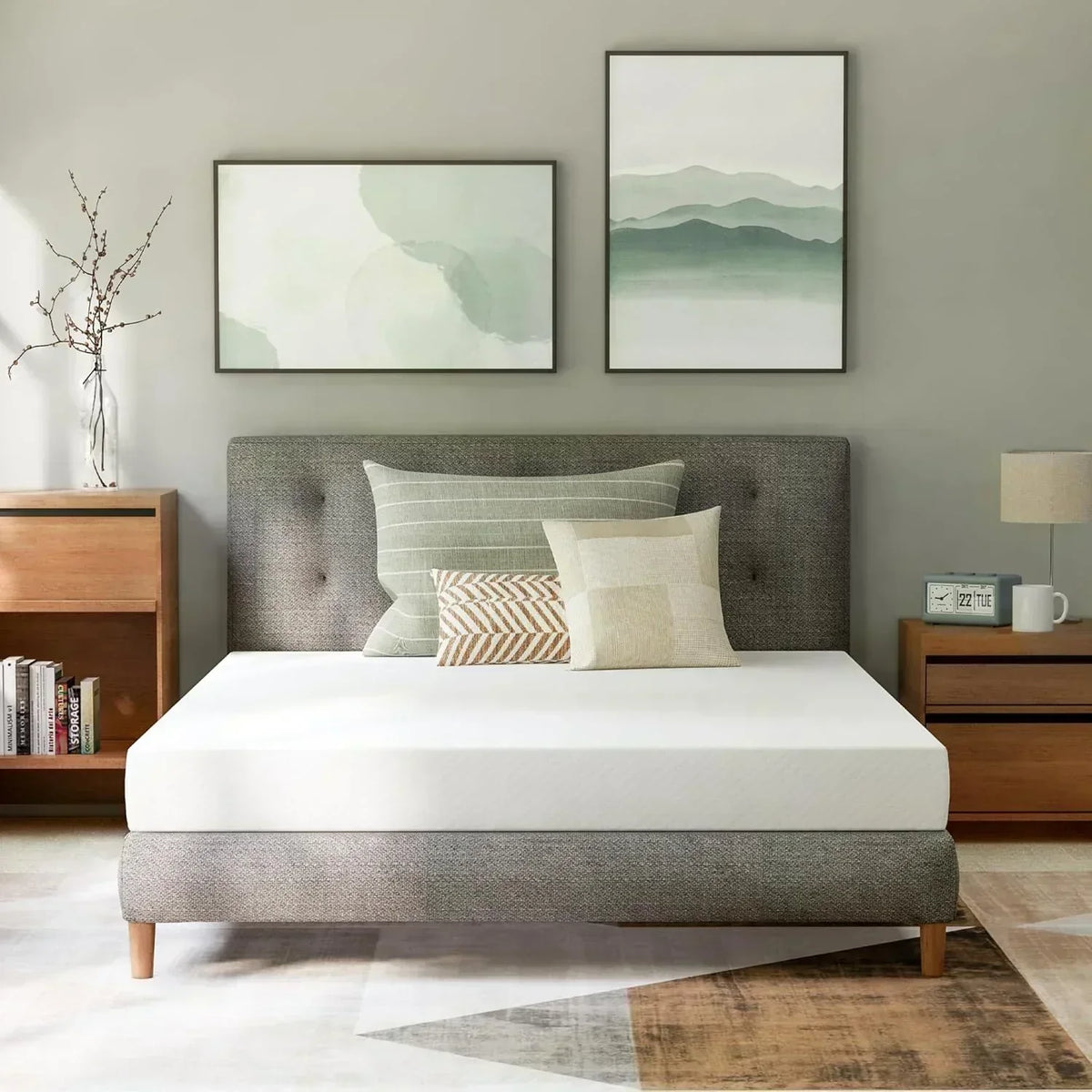 GAESTE 8-inch Fully Cooling Gel Memory Foam Mattress Mattress-in-a-Box
