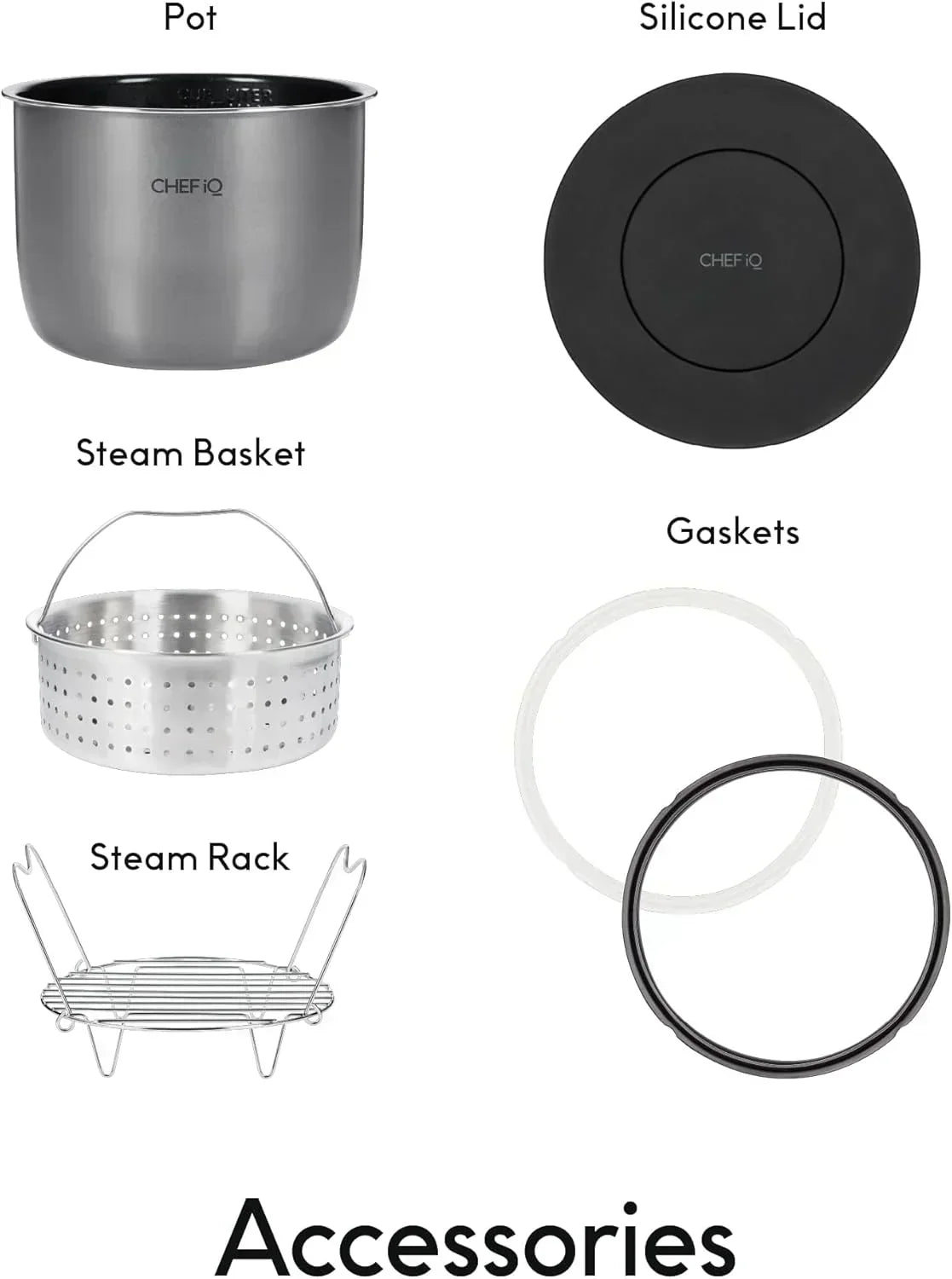 CHEF iQ Smart Pressure Cooker with WiFi and Built-in Scale 10-in-1 Multi-Cooker Rice Cooker