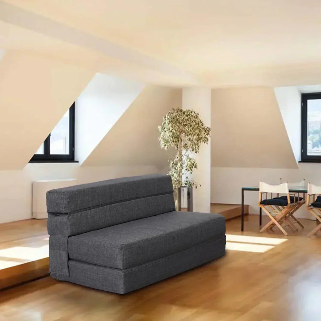 60 inch pull out sofa bed memory foam sofa with 2 pillows futon bed guest bed and pull out sofa