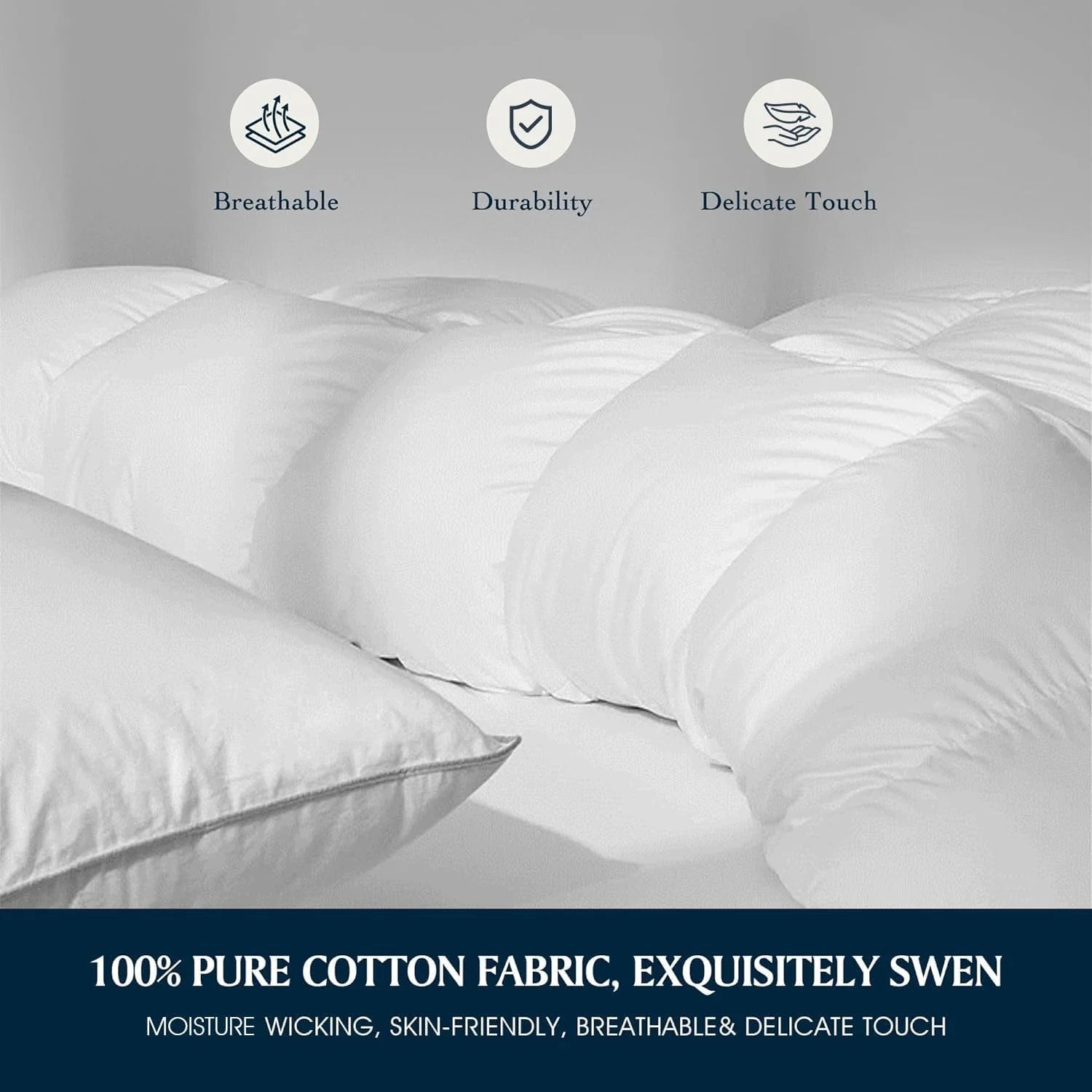 Luxury hypoallergenic duvet