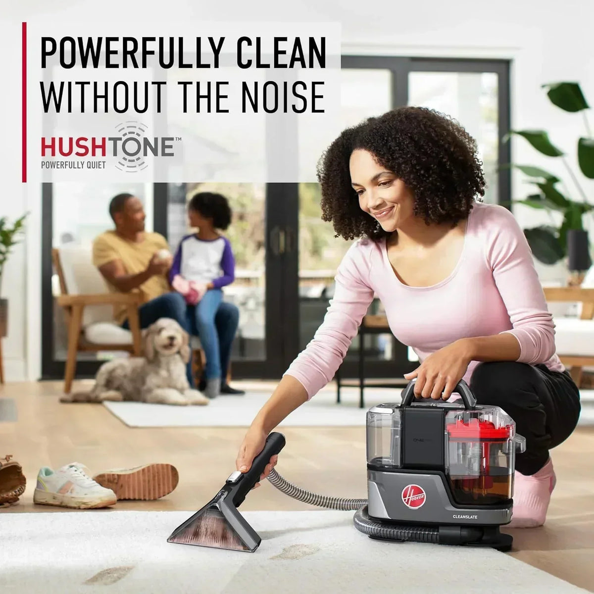 Hoover CleanSlate Plus Portable Carpet Upholstery Spot Cleaner with Powerful Suction