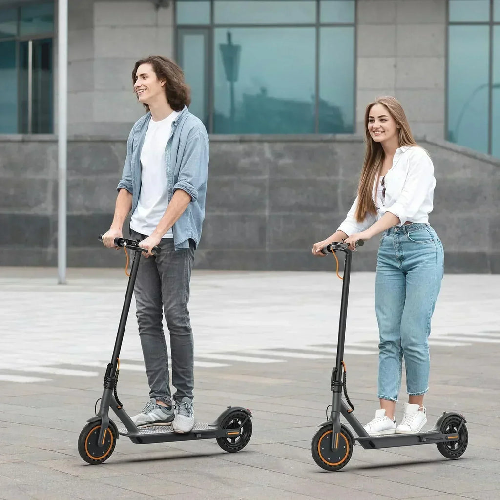 Volpam electric scooter Powerful electric motor Solid tires 28/21/12 mile range