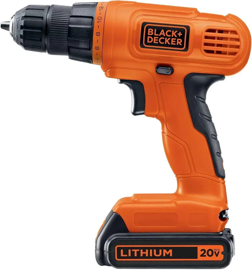 BLACK+DECKER 20V MAX POWERCONNECT Power Drill Cordless Drill Driver Electric Screwdriver