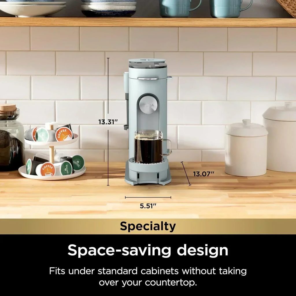 Ninja Coffee Maker Single Cup Brews with pods and grounds K-Cup compatible 4 brewing methods