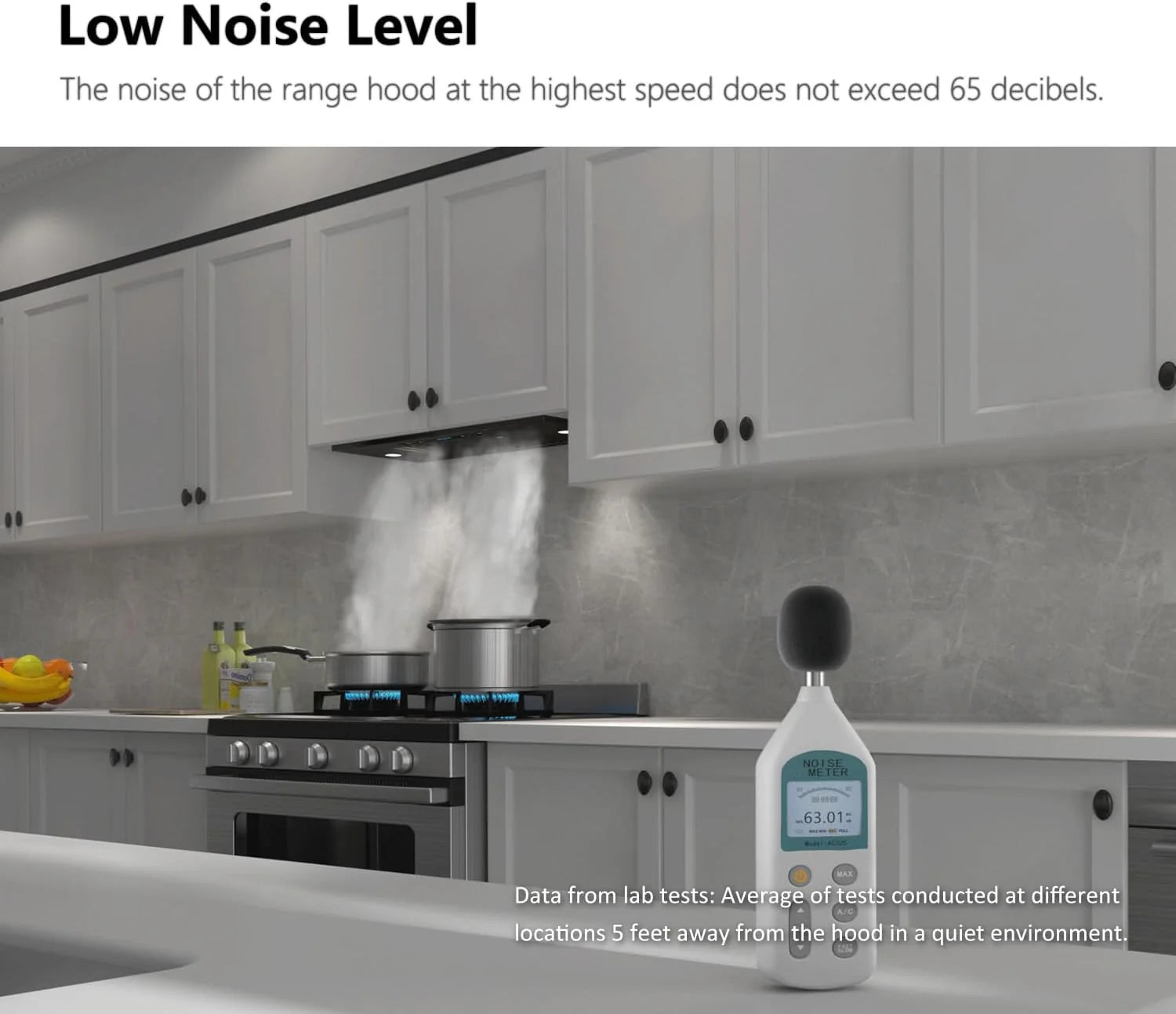 IKTCH 30 Built-in/Plug-in Range Hood 900 CFM, Ducted/Ductless Convertible Ducted, Stainless Steel Kitchen Range Hood