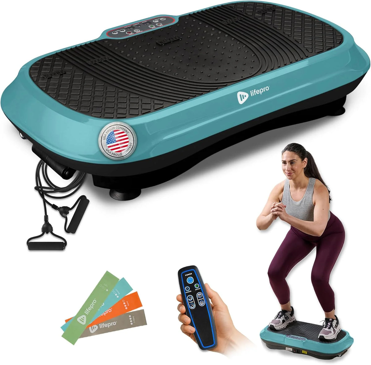 Lifepro Waver Vibration Plate Exercise Machine for Lymphatic Drainage, Muscle Activation