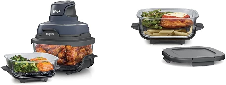 Ninja Crispi 4-in-1 Portable Glass Air Fryer Cooking System