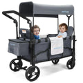 Stroller Wagon for Kids Wagon Stroller Toddlers 2 Seaters All-Terrain Baby Wagon Outdoor
