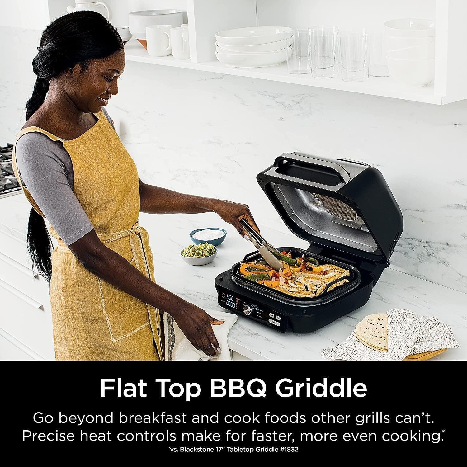 Ninja Foodi Smart XL 6-in-1 Indoor Grill with Air Fry Bake Roast Broil and Dehydrate