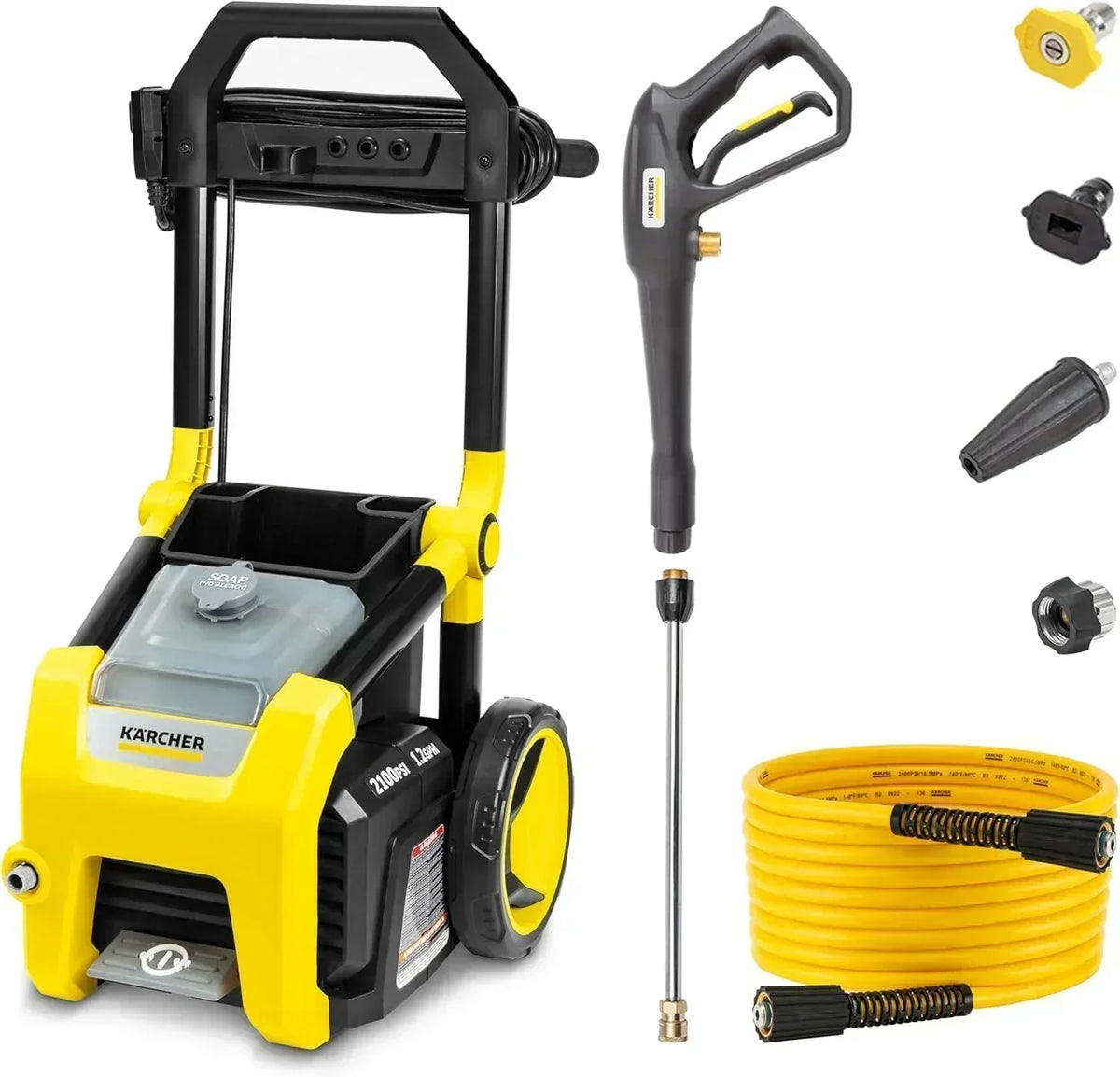 Kärcher Pressure Washer K1700 3 nozzles detergent box