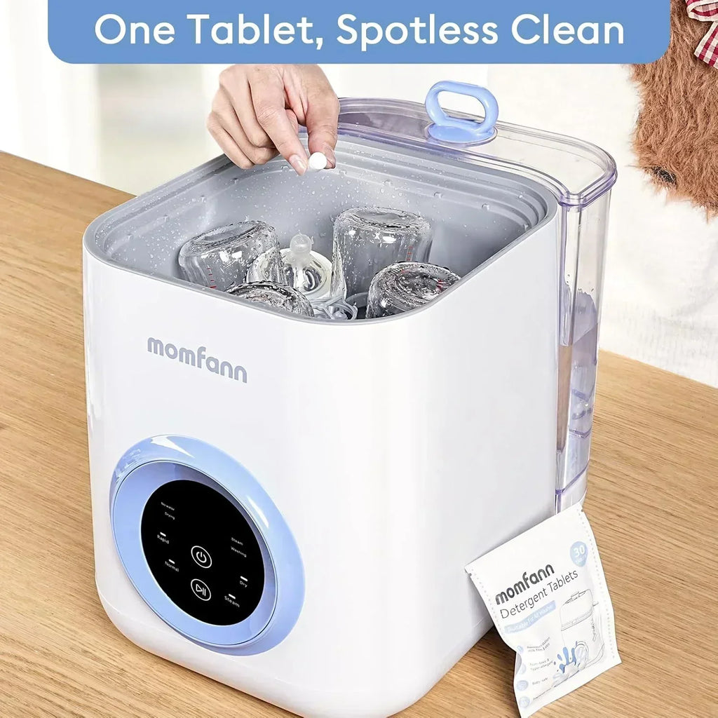 Baby Bottle Washer-19 Min Rapid Wash Sterilizer and Dryer All-in-One Cleaner Bottles Pump Parts