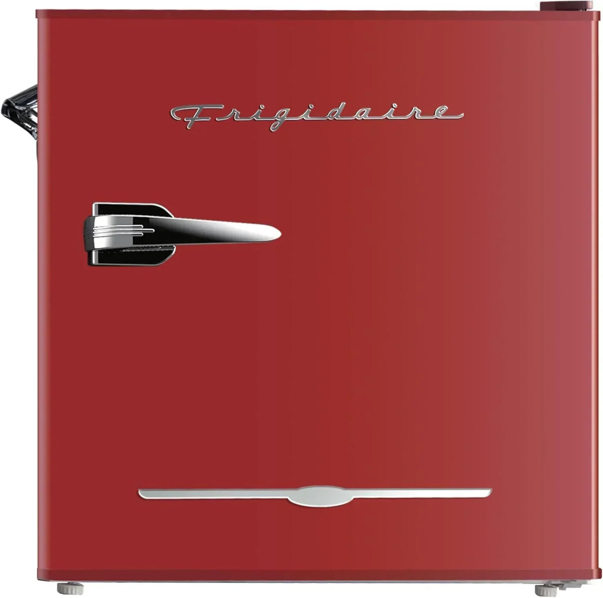 Frigidaire EFR176 Retro Compact Fridge with Chiller Mini Refrigerator Built-in Bottle Opener