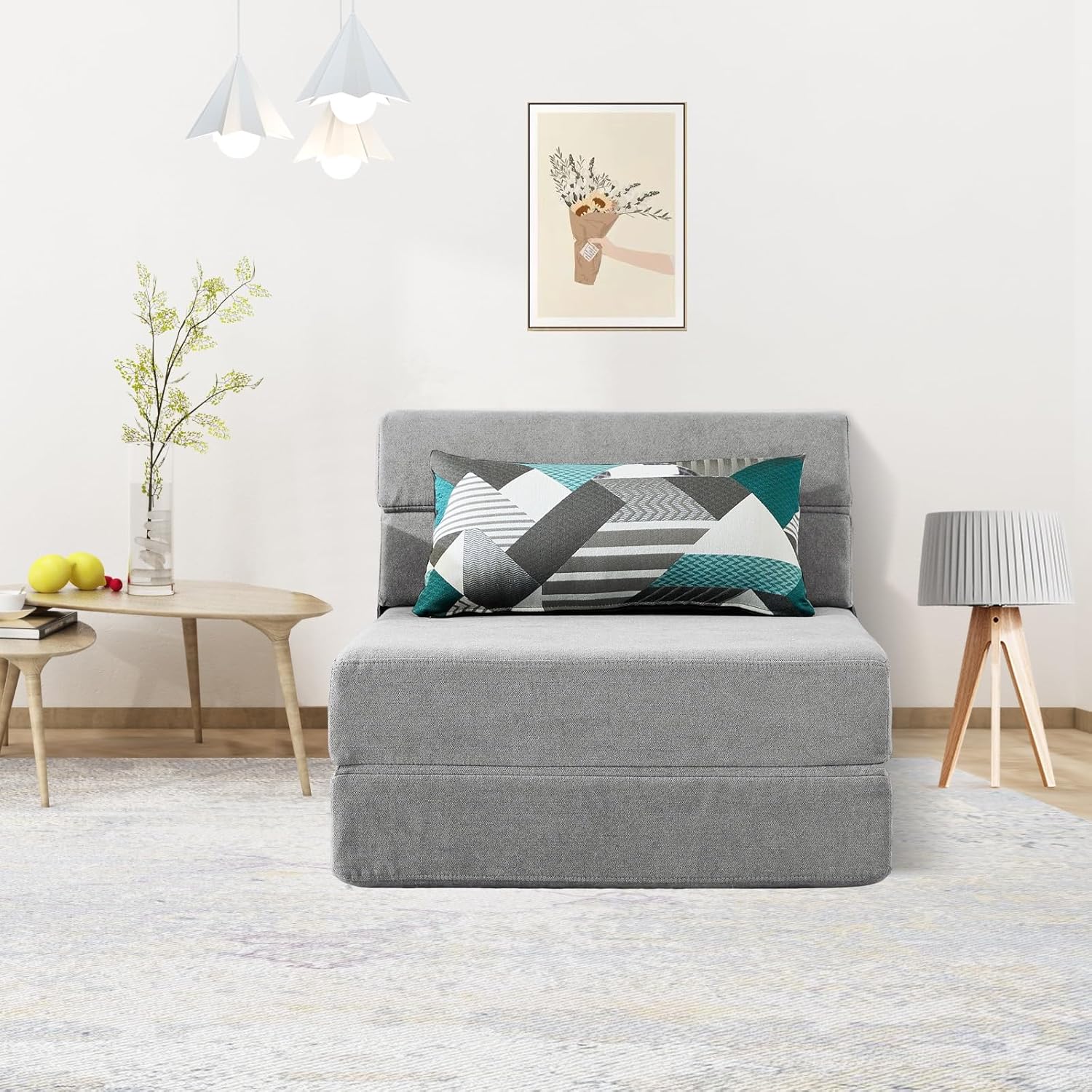60 inch pull out sofa bed memory foam sofa with 2 pillows futon bed guest bed and pull out sofa