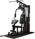 BalanceFrom Multifunctional Steel Frame Home Gym Machine with Floor Mat