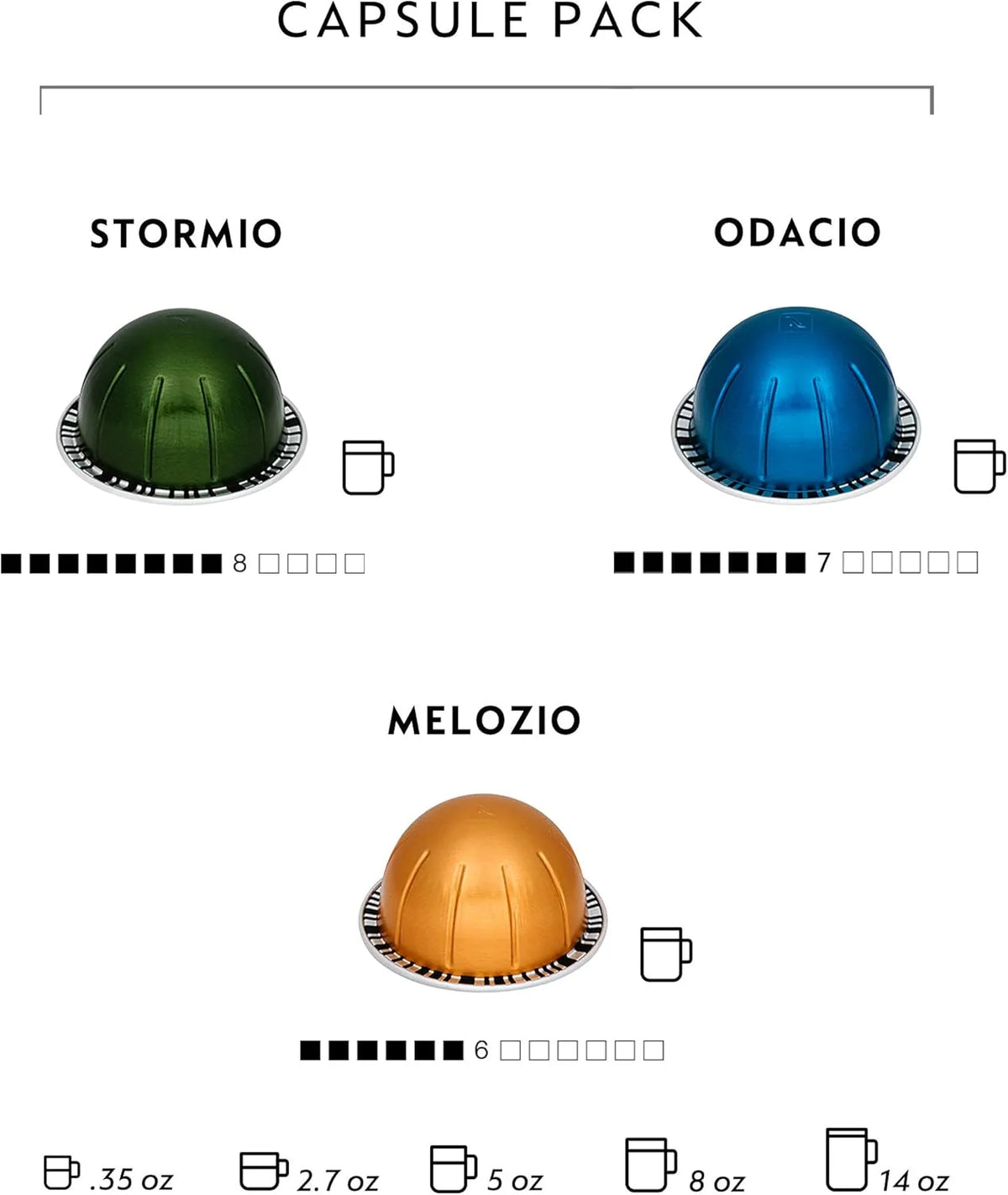 Nespresso De'Longhi Vertuo Single coffee and espresso makers