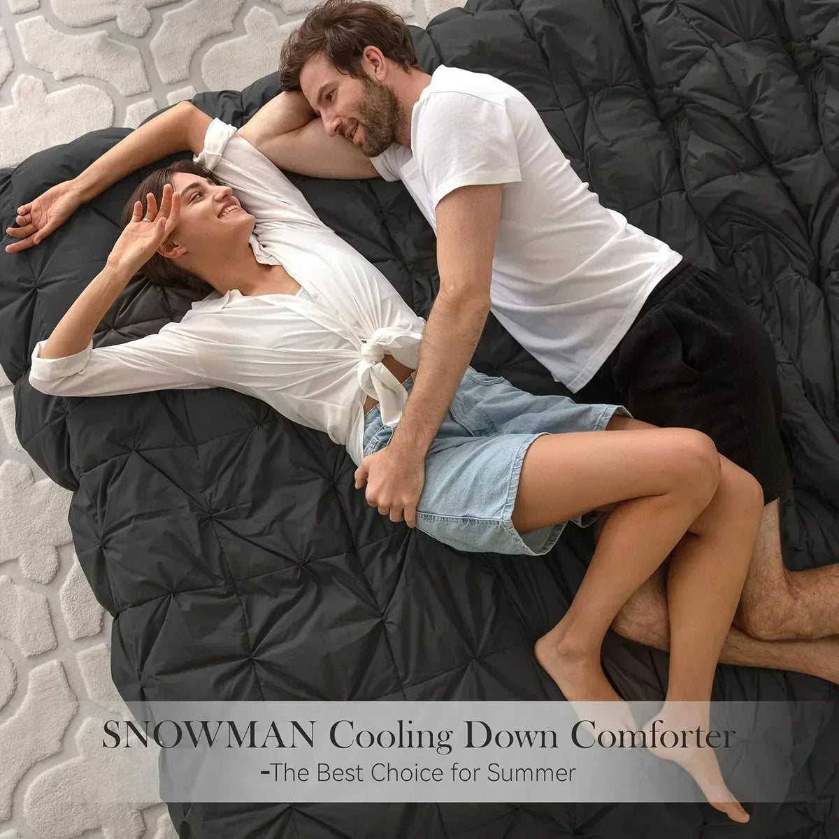 Premium Down Comforter 3D Baffle Box Design